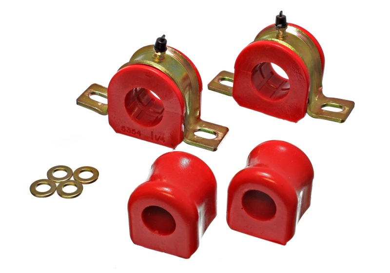 Energy Suspension 91-93 GM Syclone/Typhoon 4WD Red 32mm Fr Sway Bar Bushing Set thumbnail 4