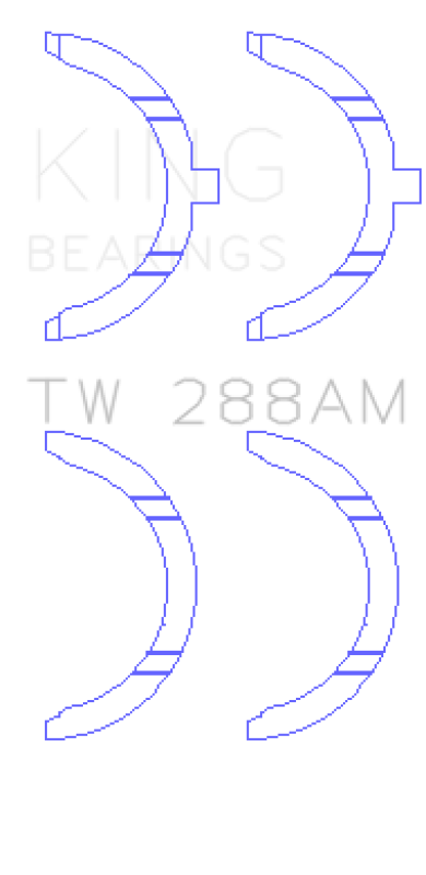 King Engine Bearings Toyota 2UZ Thrust Washer Set thumbnail 5