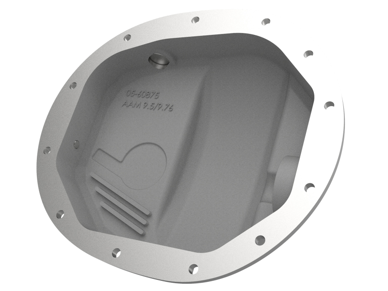 aFe Street Series Differential Covers 46-71120A Covers, Series, AAM 9.50/9.76 12-bolt, Aluminum, Natural, Rear, Cadillac, Chevrolet, GMC, Each thumbnail 5