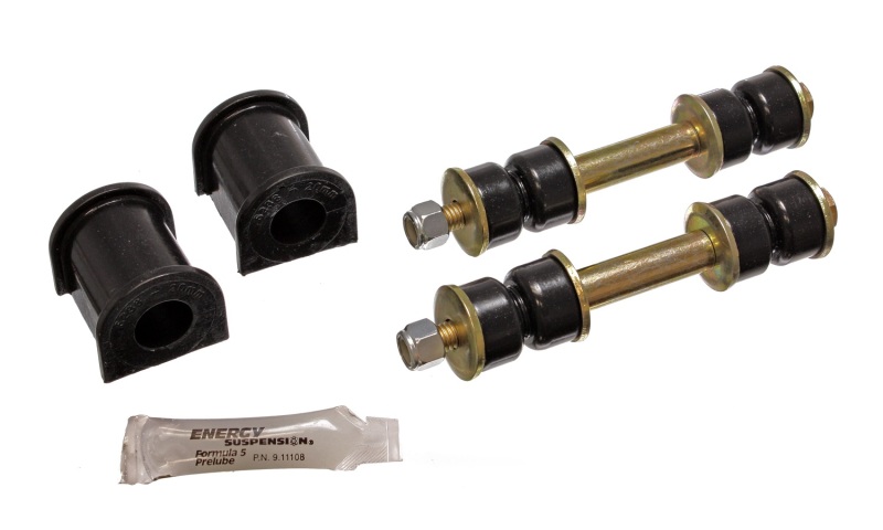 Energy Suspension 86-97 Nissan 720 & Hardbody PickUp 4WD Black 20mm Front Sway Bar Frame Bushings thumbnail 4