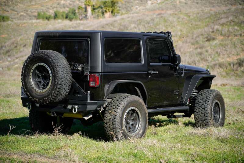 DV8 Offroad 07-18 Jeep Wrangler (JK) Tire Carrier for MTO Bumper thumbnail 4