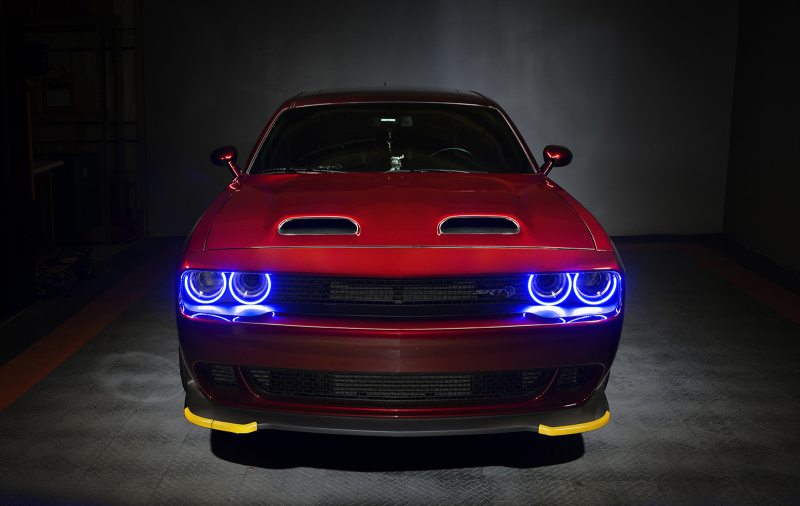 Oracle Dodge Challenger 15-21 LED Waterproof Halo Kit - ColorSHIFT w/ Simple Controller