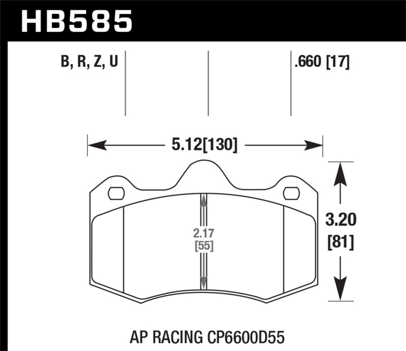 Hawk Performance Ceramic Street Brake Pads thumbnail 5