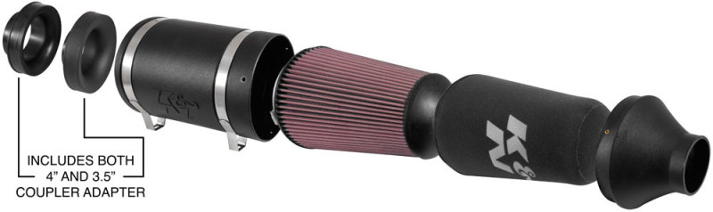 K&N Universal Off-Road Air Intake (Replaces 85-6853) thumbnail 5