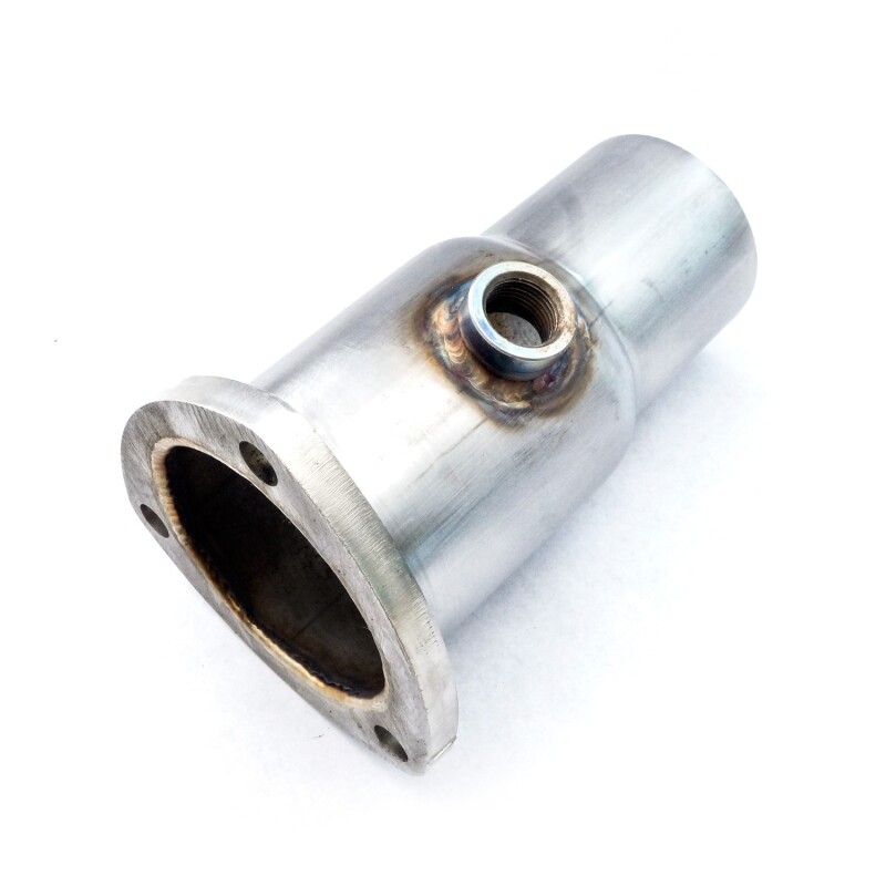 Stainless Works Collector Adapter 3-Bolt 3-1/2in OD Tubing 3-1/2in OD Outlet thumbnail 3