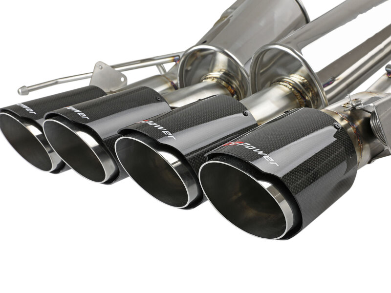 aFe MACH Force XP Axle Back 304SS Exhaust w/ Carbon Fiber Tips 15-19 Chevy Corvette Z06 thumbnail 9