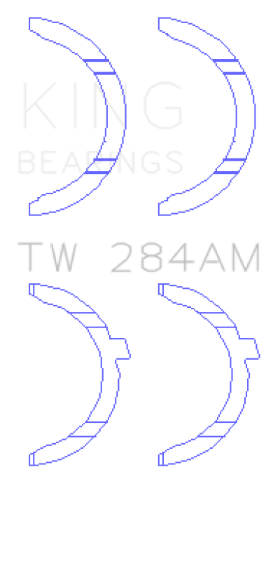 King Engine Bearings Toyota/Lexus 2JZGE/2JZGTE 3.0L Thrust Washer Set thumbnail 3