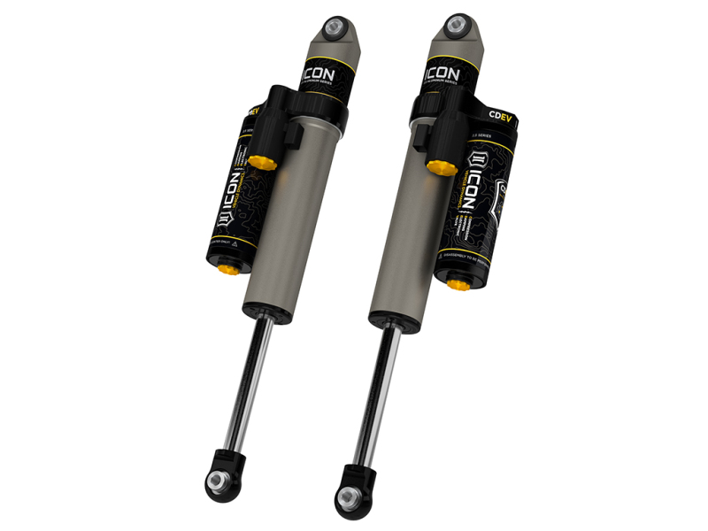 ICON 2021+ Ford F150 2WD 0-1in Lift Rear V.S. 2.5 Alum. Series Shocks Piggyback Res. w/ CDEV - Pair thumbnail 2