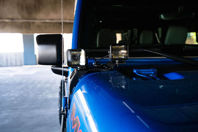 DV8 Offroad 20-22 Jeep JL 392/ Jeep JT Mojave Edition Dual Pod Light Mounts thumbnail 8