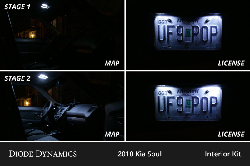 Diode Dynamics 10-13 Kia Soul Interior LED Kit Cool White Stage 2 thumbnail 4