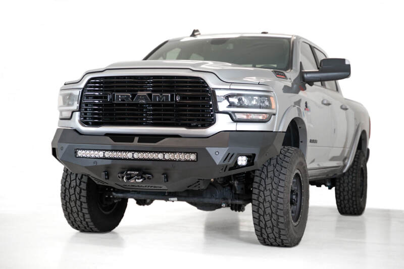 Addictive Desert Designs 19-20 RAM 2500/3500 Hammer Black Stealth Fighter Front Bumper thumbnail 5