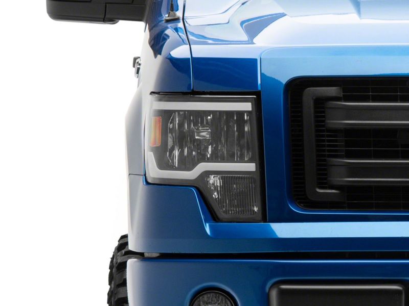 Raxiom 09-14 Ford F-150 Axial Series Headlight w/ SEQL LED Bar- Black Housing (Clear Lens) thumbnail 6