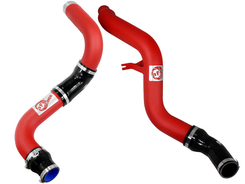 aFe Bladerunner 3in Red Intercooler Hot and Cold Side Tubes 14-15 Dodge Ram 1500 EcoDiesel V6 3.0L thumbnail 4