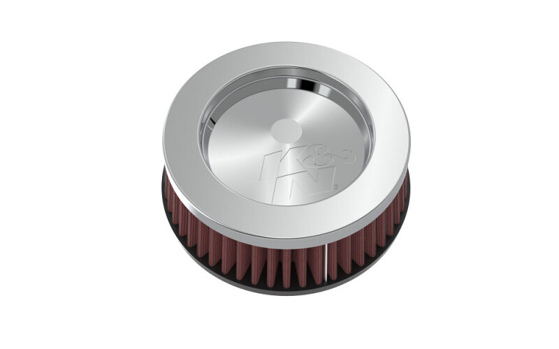 K&N Universal Round Clamp-On Air Filter 2in. Flange / 5-3/8in. OD / 2in. Height thumbnail 4