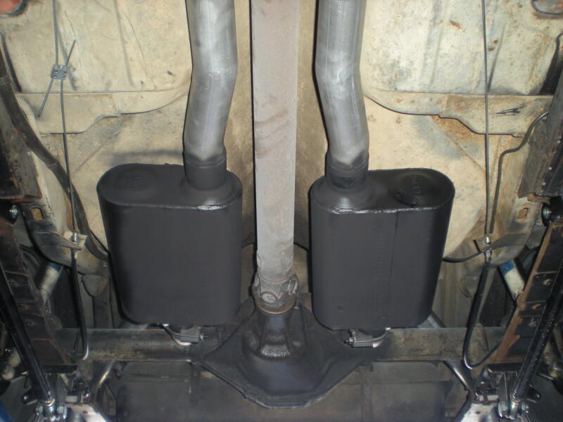 Flowmaster 67-68 GM F-BODY 2.5in. SS American Thunder Crossmember-Back Exhaust System thumbnail 5
