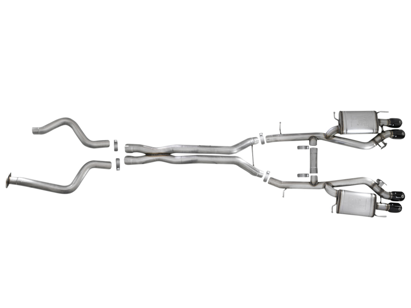 aFe MACH Force XP 3in 304SS Cat Back Exhaust s/ Black Tips 16-17 Cadillac ATS-V V6-3.6L (tt) thumbnail 8