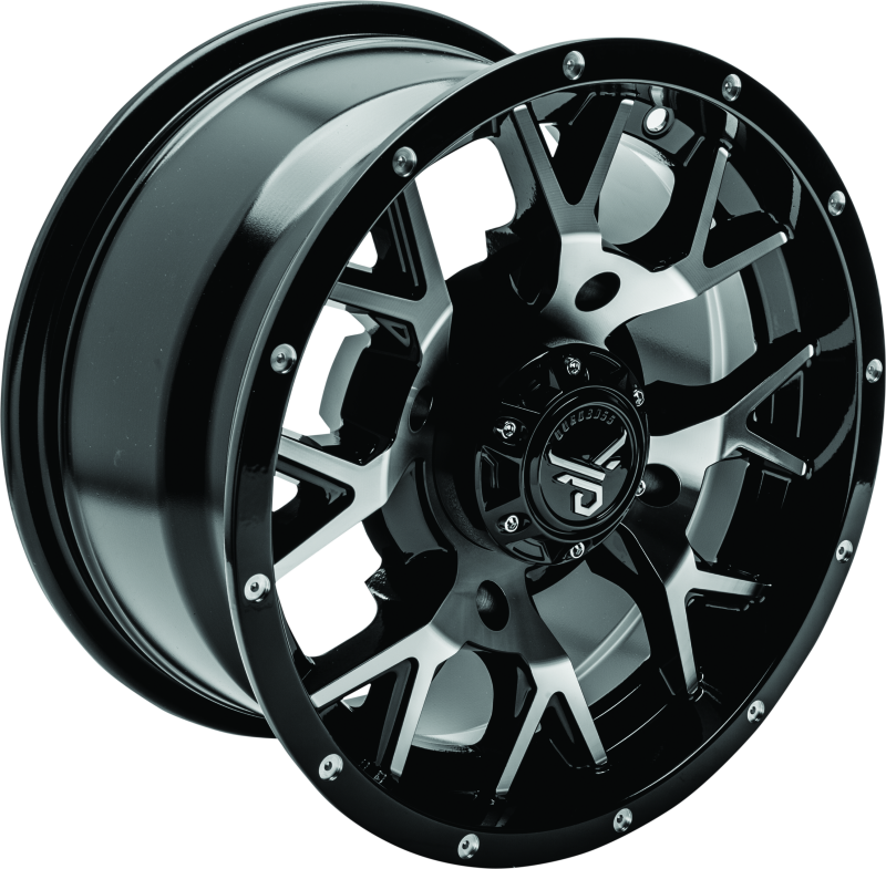 Quadboss Wheels 608574 QuadBoss Barbwire 14X7 - 4+3 - 4/156 - Machined thumbnail 4