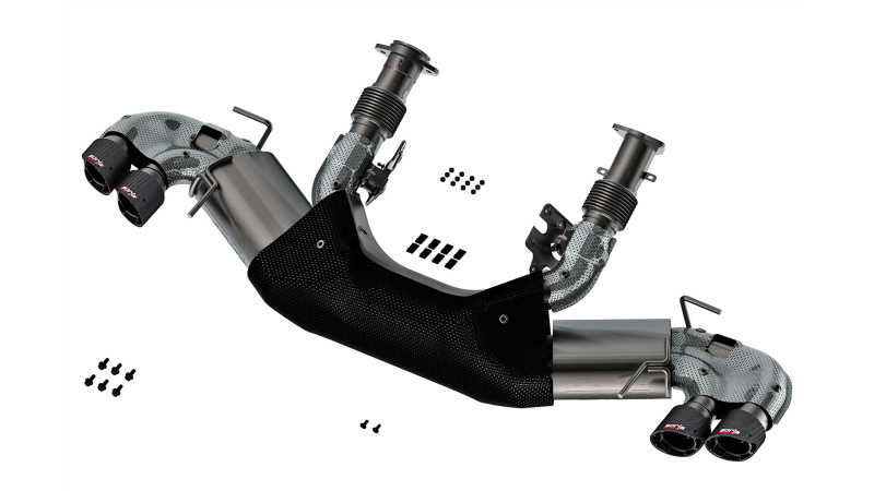 Borla 20-23 Chevy Corvette 6.2L V8 AT w/o NPP 3in ATAK Catback Exhaust - Carbon Fiber Tips thumbnail 2
