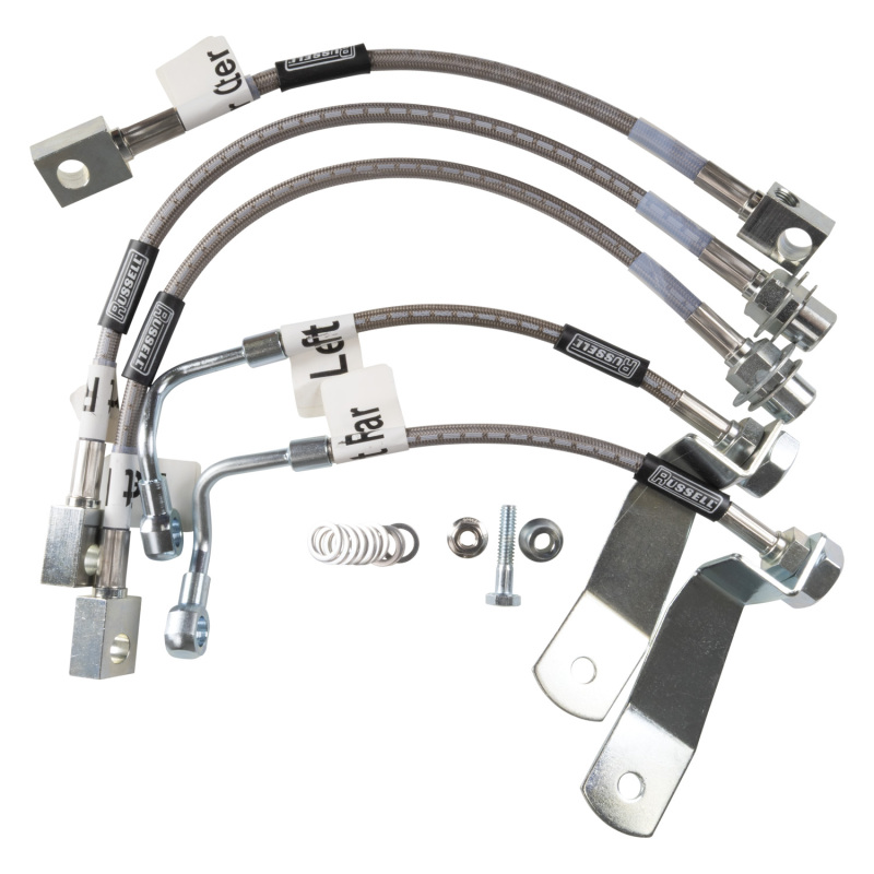 Russell Performance 94-95 Ford Mustang GT - Complete 5-Line Kit Brake Line Kit