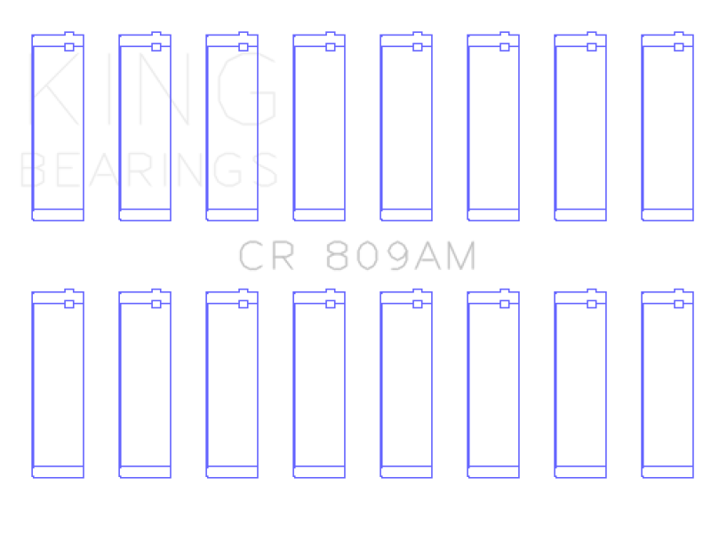 King Engine Bearings Ford 330/332/352/360/390/410/248 Engine Rod Bearings thumbnail 3