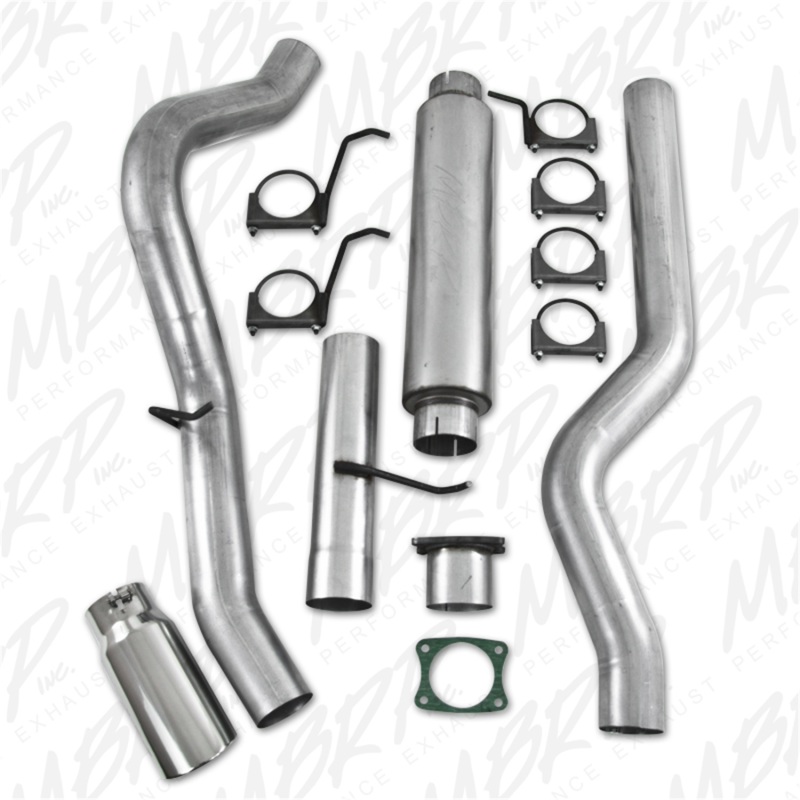 MBRP 2001-2005 Chev/GMC 2500/3500 Duramax EC/CC Cat Back Single Side thumbnail 4