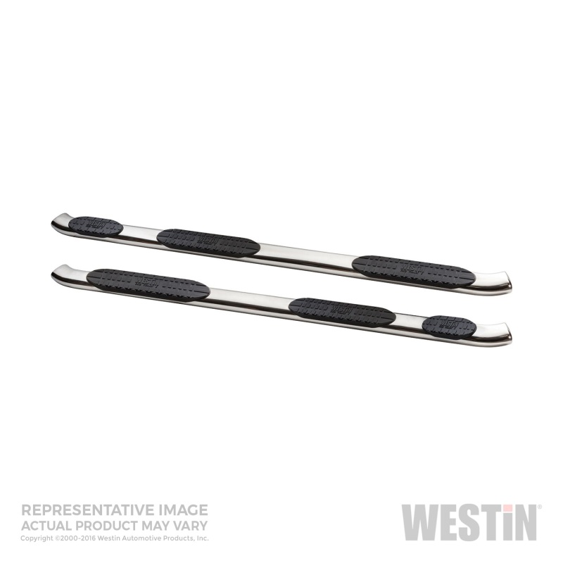 Westin 99-16 Ford F-250/350/450/550 Crew (8 ft) PRO TRAXX 5 WTW Oval Nerf Step Bars - SS thumbnail 2