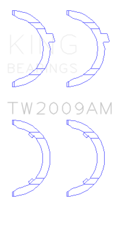 King Engine Bearings Thrust Washer TW2009AM Set thumbnail 3