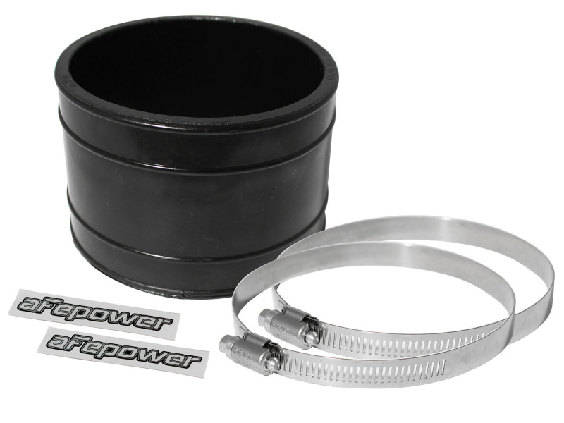 aFe Magnum FORCE Cold Air Intake System Spare Parts Kit (4in ID x 3in L) Straight Coupler - Black thumbnail 2
