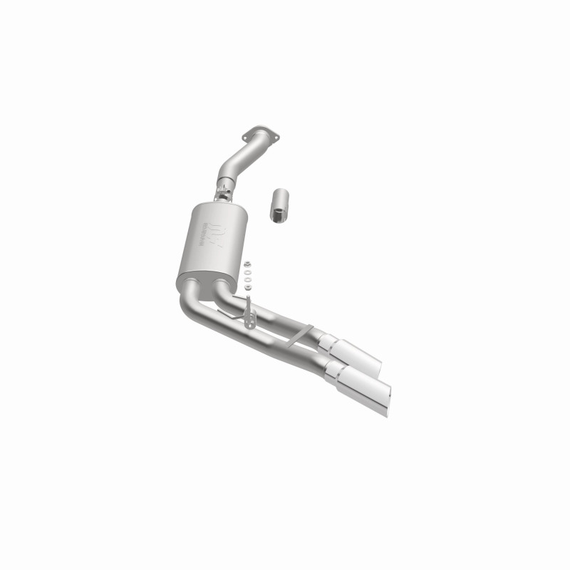 MagnaFlow 11-13 Ford F-150 Pickup Dual Same Side Before P/S Rear Tire Stainless CatBack Perf Exhaust thumbnail 6
