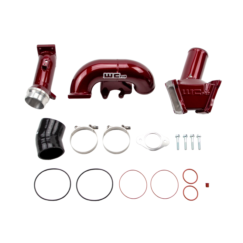 Y-Bridge Kit, 3in., 2006-2007 Duramax LBZ, WCFab Red