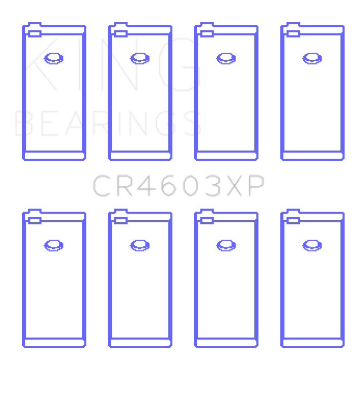 King Engine Bearings Peugeot 1.8L EW7J4/XU7JP4 (Size STD) Performance Rod Bearing Set thumbnail 2