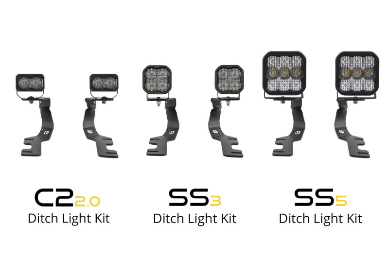 Diode Dynamics Stage Series Ditch Light Kit for 2019-Present Ram SS3 - Yellow Pro Combo thumbnail 3