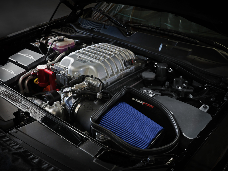 aFe 19-23 Dodge Challenger Hellcat V8-6.2L (sc) Magnum FORCE Stage2 Cold Air Intake System w/Pro 5R thumbnail 3