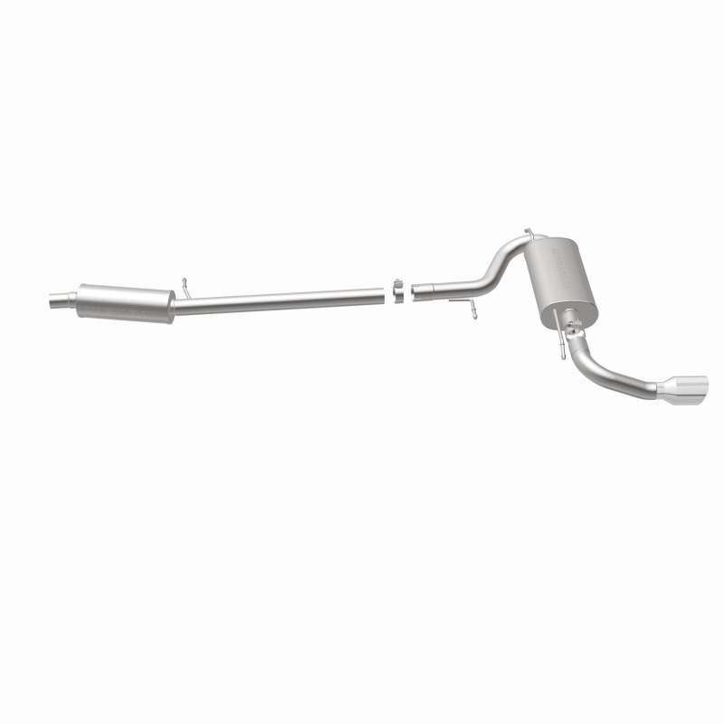 MagnaFlow 10-13 GMC Terrain L4 2.4L Single Straight D/S Rear Exit Stainless Cat Back Perf Exhaust thumbnail 7