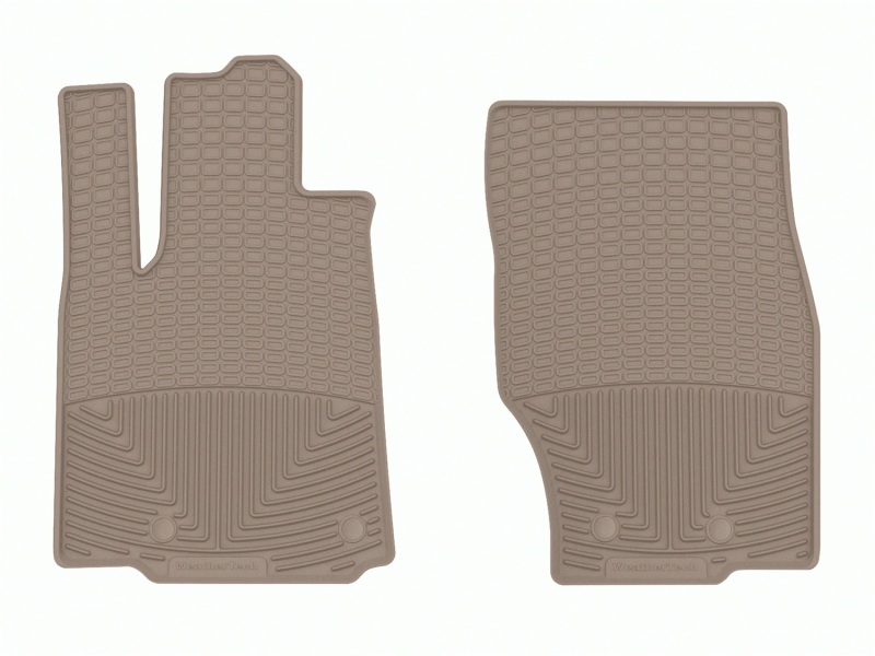 WT Rubber Mats - Front - Tan
