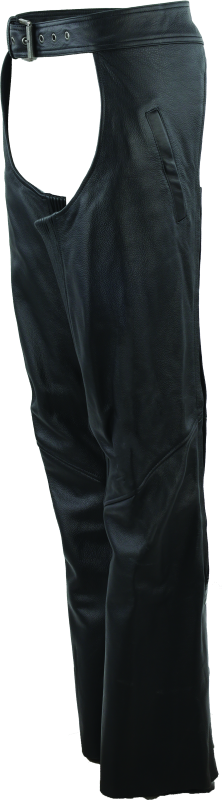 Kuryakyn Leather By River Road Plains Leather Chaps Black Womens - Small thumbnail 8