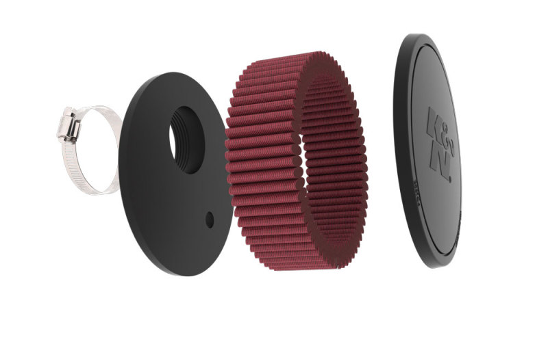 K&N Universal Filter 2 1/16in Flange / 6in OD / 2in H / CR TP V thumbnail 2