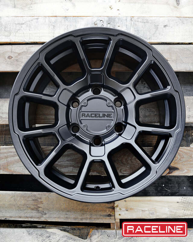 Raceline 950B Gauge 18x9in / 8x170 BP / 18mm Offset / 125.2mm Bore - Satin Black Wheel thumbnail 9