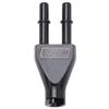 Russell Push-On EFI Fittings 644163 Fitting, EFI, Y, 3/8 in. Female, Push-On, 3/8 in. Male, Black Anodized, Each thumbnail 9