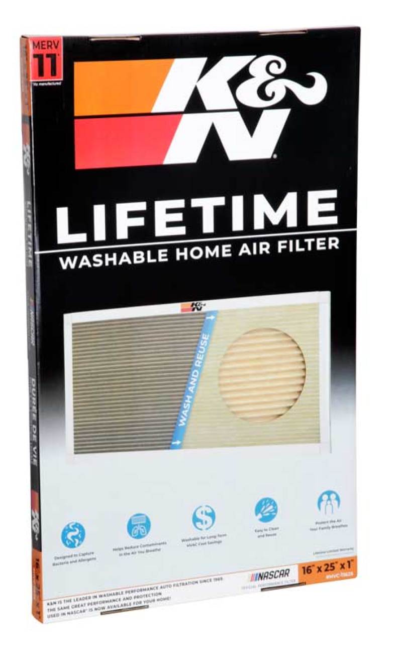 K&N HVAC Filter - 16 x 25 x 1 thumbnail 2