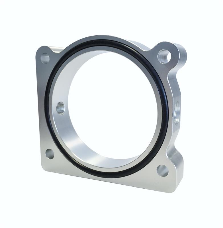 Torque Solution Throttle Body Spacer (Silver) Ford F-150 3.5L Ecoboost / 3.7L V6 thumbnail 2