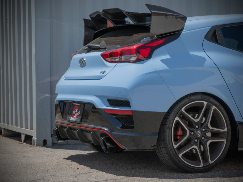 aFe Hyundai Veloster N 21-22 L4-2.0L (t) Takeda Cat-Back Exhaust System- Black Tips thumbnail 8