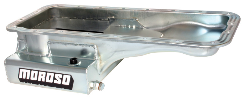 Moroso Ford 352-428 FE (w/Front Sump) Kicked Out Wet Sump 8qt 6in Steel Oil Pan thumbnail 6