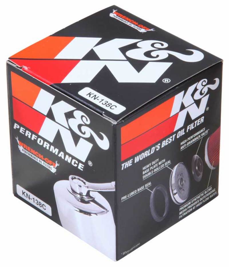 K&N Suzuki / Arctic Cat / Cagiva / Kawasaki / KYMCO / Aprilia 2.813in OD x 3.221in H Oil Filter thumbnail 6