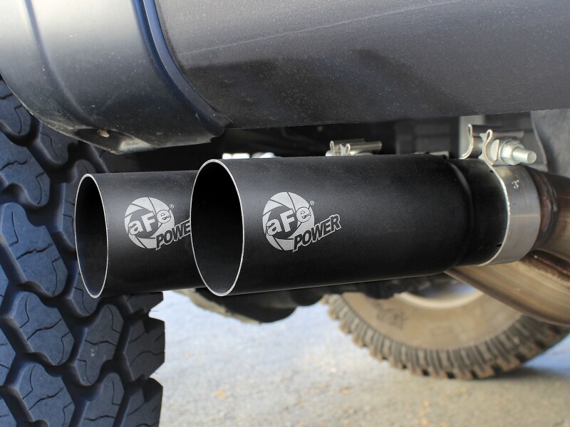 aFe Rebel Exhausts 3in SS Cat-Back 09-14 Ford F-150 4.6/5.0/5.4L w/ Black Tips thumbnail 7