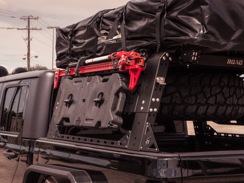 Road Armor Universal 5ft Bed TRECK Adj Bed Rack - Tex Blk (w/o Brackets) thumbnail 4