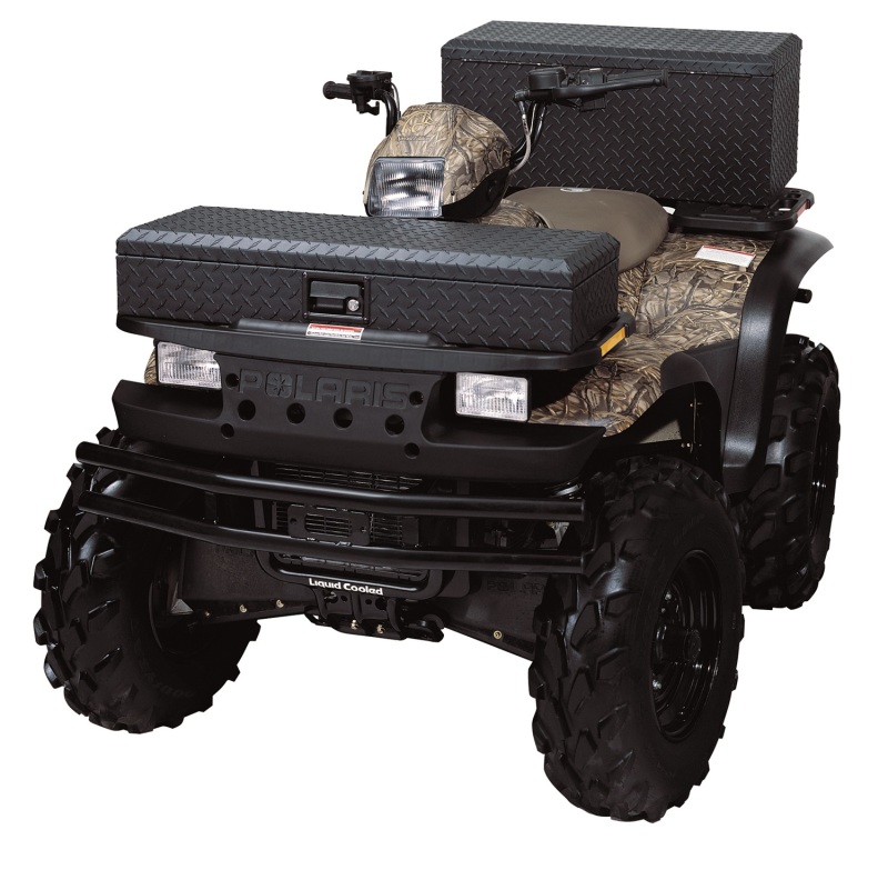 LUND Challenger ATV Storage Boxes 288272 Box, Aluminum, Black Powdercoated, 32.0 in. Length, 6.5 in. Height, 12.75 in. Depth, Each thumbnail 8