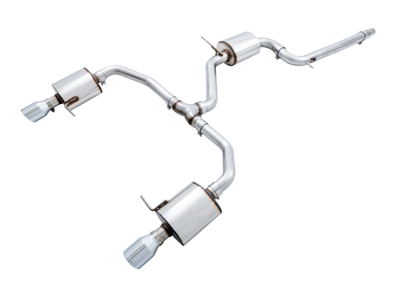 AWE Tuning 18-21 Volkswagen Jetta GLI Mk7 Touring Exhaust - Chrome Silver Tips (Fits High-Flow DP) thumbnail 8