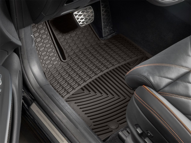 WT Rubber Mats - Front - Cocoa