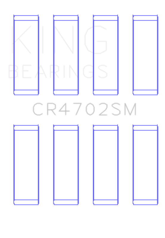 King Engine Bearings VW Cvna Ea211 (Size +0.50mm) Connecting Rod Bearing Set thumbnail 4